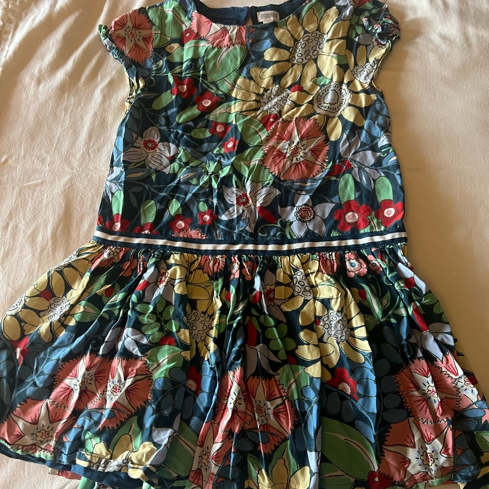 Girl’s Gymboree floral dress, size M (7-8)